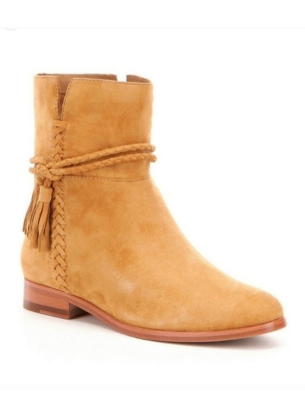 FRYE Women's Tina Whipstitch Tassel Boots In Carmel SZ 9.5M